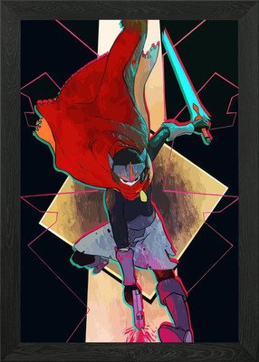 Hyper Light Drifter Charakter Kunst Gerahmtes Wandbild Poster Leinwanddruck Bild