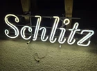 Schlitz Beer Neon Light Bar Sign 2 Ft. NeonPro Power Supply Tested Working Vtg