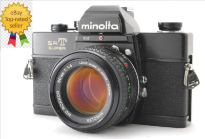 MINT] MINOLTA SRT Super SLR 35mm Film Camera MD ROKKOR 50mm