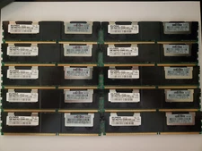 HP EBE11FD8AGFD-6E-E 398706-051 2Rx8 PC2 Server Memory 10GB 10X1GB