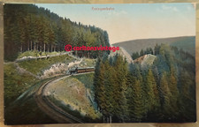 AK Harzquerbahn Brocken, ungelaufen 1908