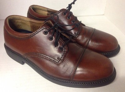 Dockers Gordon Men\'s capped toe leather oxfords in brown Size 9 Men main image 3