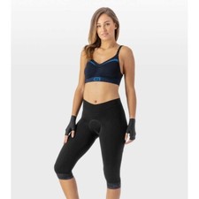 ALE Damen gepolsterte Radhose - Classico 3/4 Pragma - schwarz, L10562317