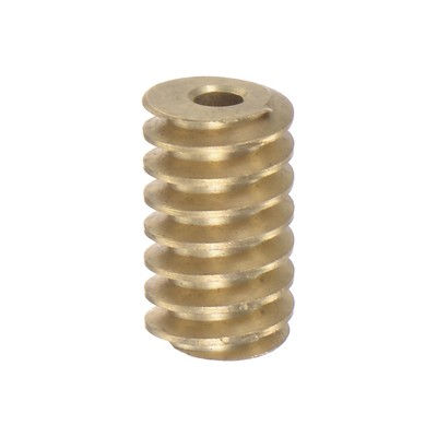 Worm Gear Shaft Brass 0.5 Modulus 2.3mm Hole Dia Drive Gear Box Shaft