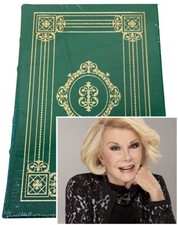 New JOAN RIVERS Bouncing Back Signed First Limited Edition COA Easton Press 
