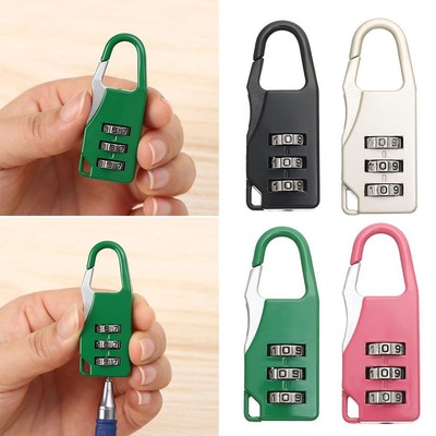 Zipper Padlock 3 Digitale Kombinationssperre Passwortverschlüsse schließen
