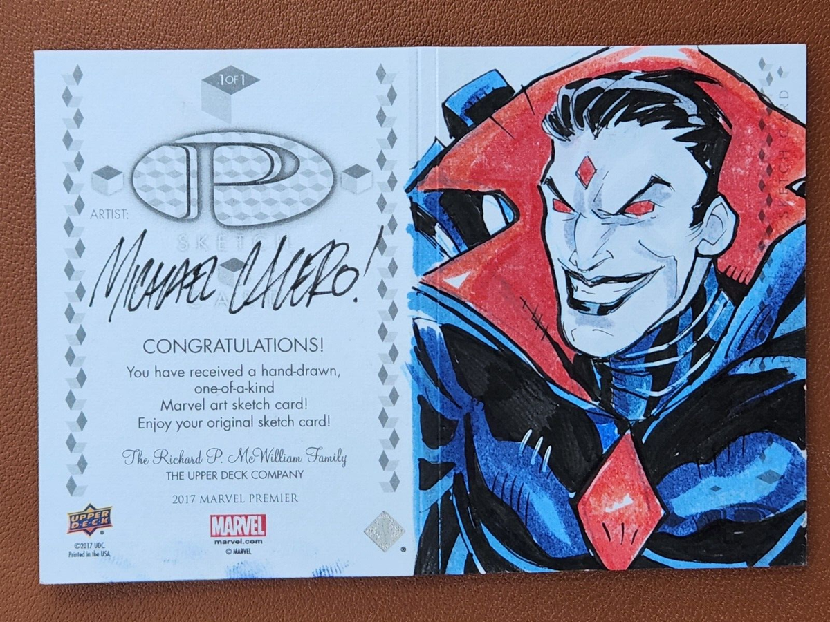 MARVEL PREMIER 2017 X-MEN sketch card 【公式通販】