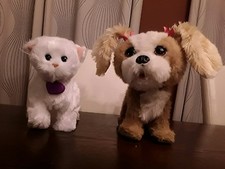 Furreal Friends Lot- White Kitten and Happy To See Me Pup