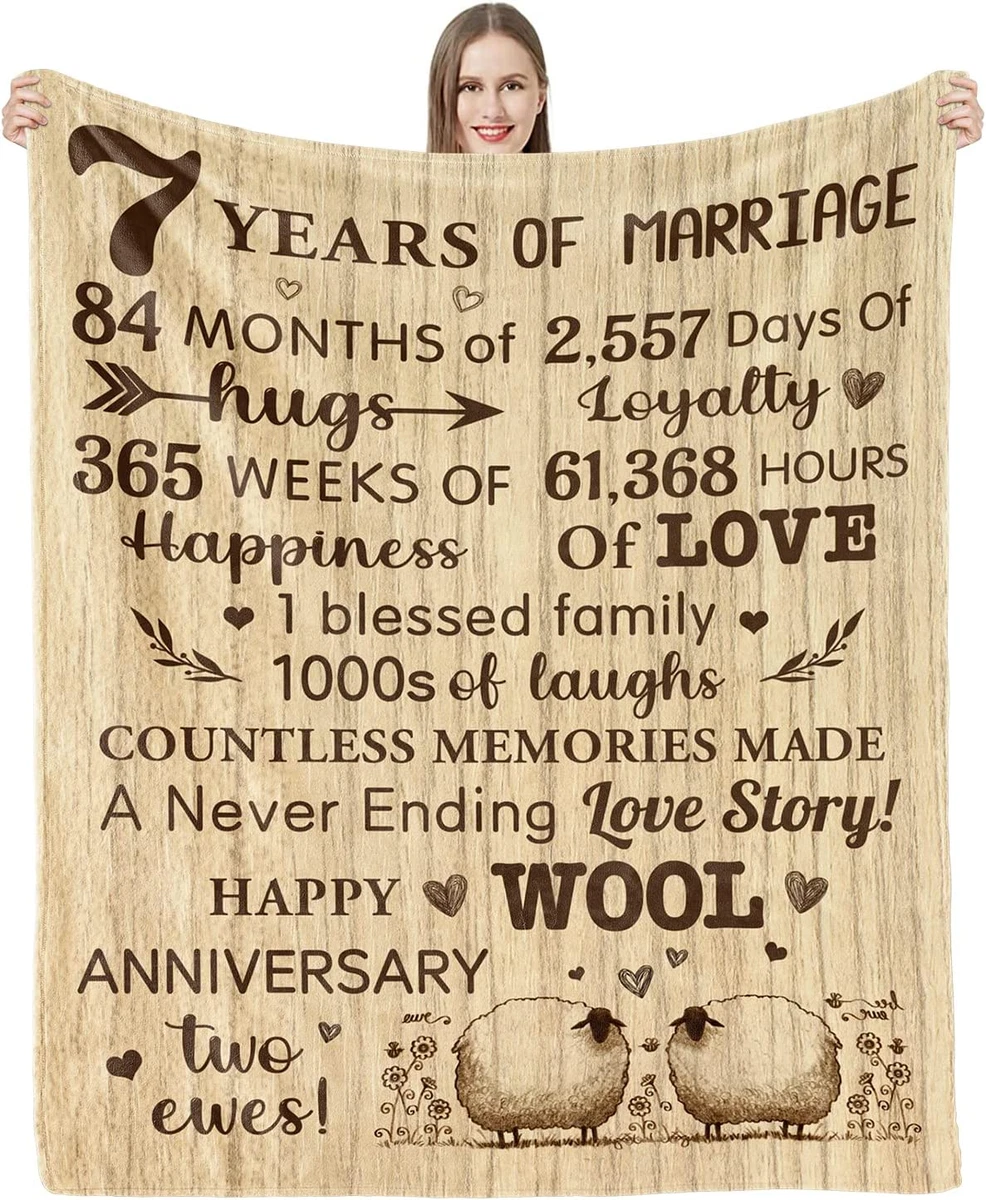 7Th Anniversary Traditional Gift 7 Year Anniversary Wedding Gifts