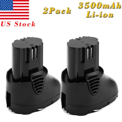CREABEST 2Pcs 10.8V 3.5AH Li-ion 855-02 855-01 Battery for Dremel 8000-01 8001-02 8001-01