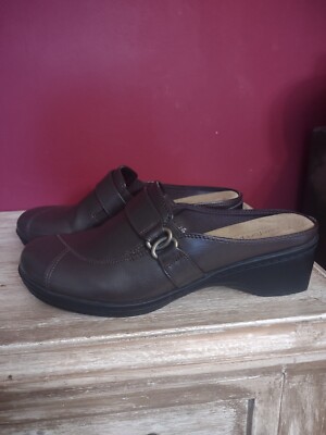 Comfort Plus By Predictions Brown Mules Size 9