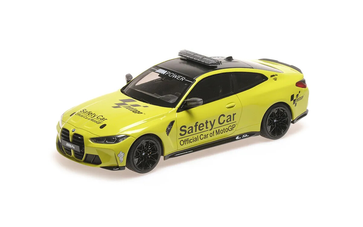 BMW M4 G82 MotoGP Safety Car Minichamps 155020126 voiture de collection miniature 1/18