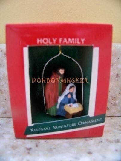 Hallmark Nativity Set Hallmark 1988 Holy Family Nativity baby Jesus Mary Joseph Christmas ...