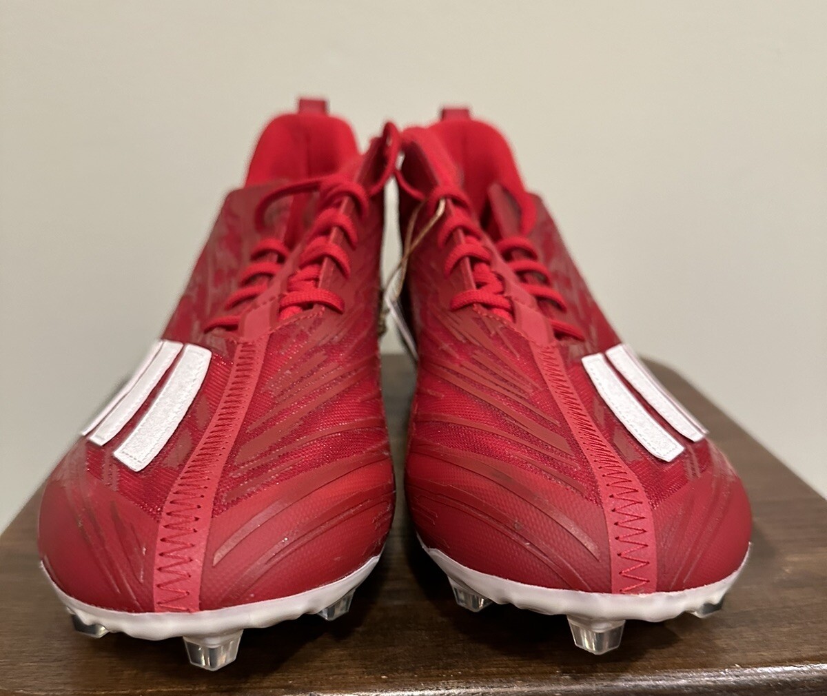 Adidas Adizero Football Cleats Power Red Cloud White GW5058 