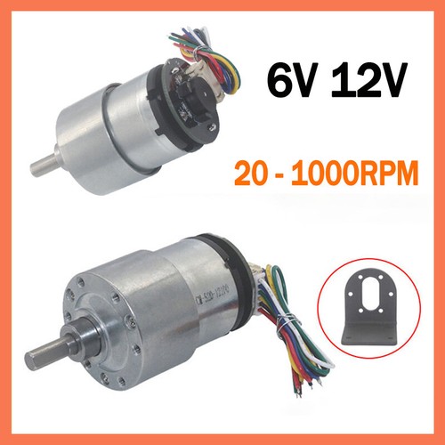 Gear Motor Gearbox Micro Speed Reduction DC 6V 12V 20RPM-1000RPM Powerful Torque