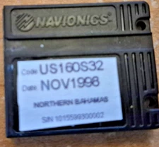 NORTHSTAR GPS/CHART CARD,US160S32 NOV 1996 NORTHERN BAHAMAS (NAVIONICS) PREOWNED