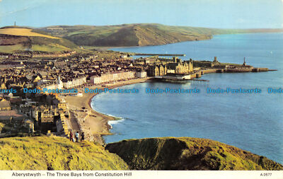 R068077 Aberystwyth. Die drei Buchten von Constitution Hill. Dennis