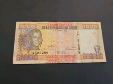 Guinea 1000 Francs Bill 2006