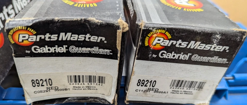 2 Amortiguadores de gas traseros Chrysler Dodge Daytona Plymouth 1984-93 89210 81459 [BX#1] Foto 3 de 4