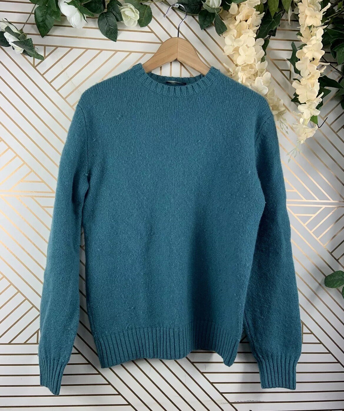 BOGGI MILANO Mens Wool Crewneck Jumper 