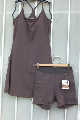 brown exercise dress Arella Maxi Dress Brown Polka Dot Collection