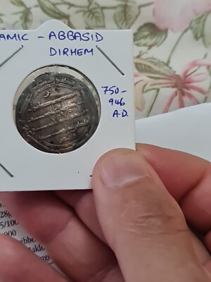  Dirham unbekannt original höchstwahrscheinlich 750-946 n. Chr. Abbaside