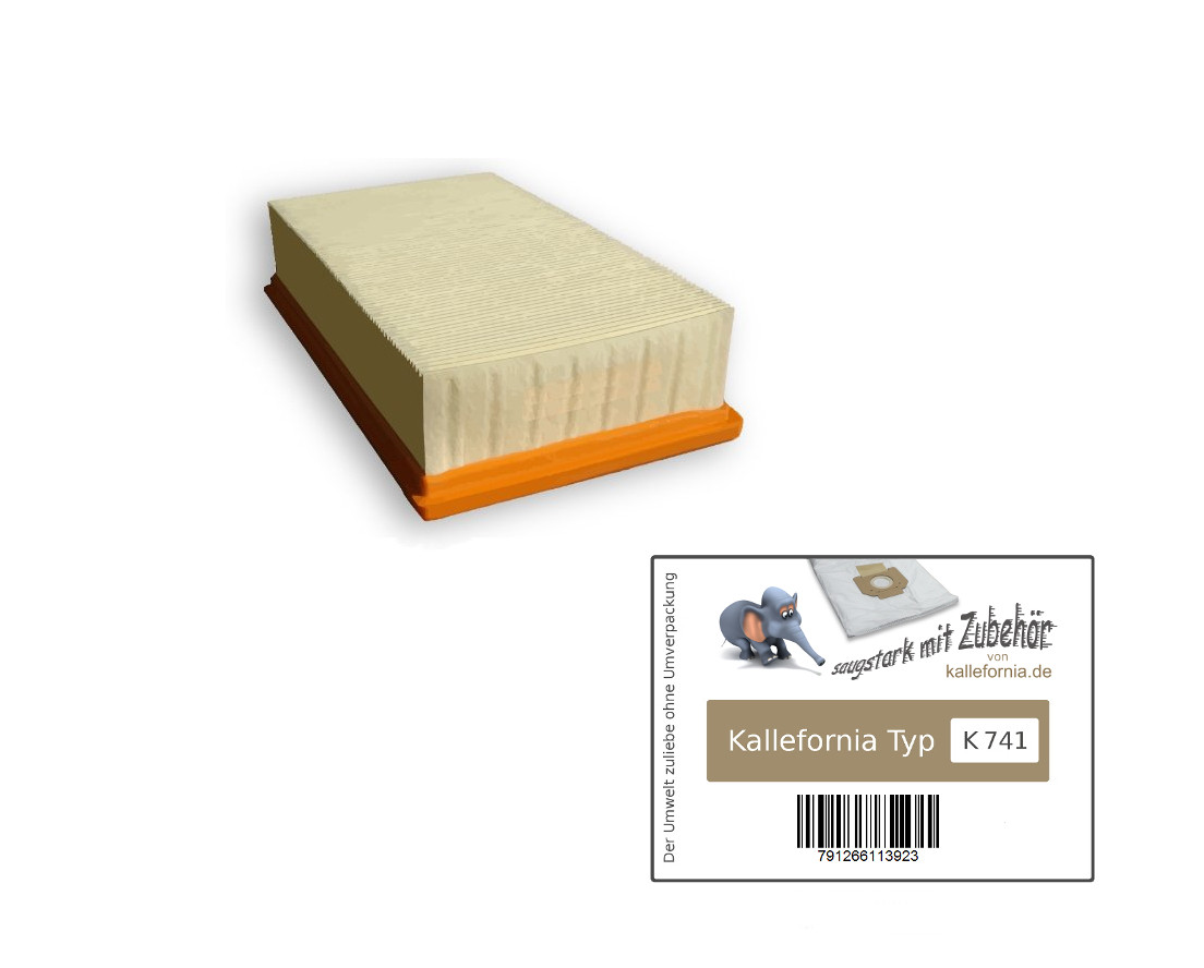 Kallefornia® K704 Filtro Rotondo Permanente Per Nilfisk ATTIX 30, 21 | Made In Germany | Filtro Originale