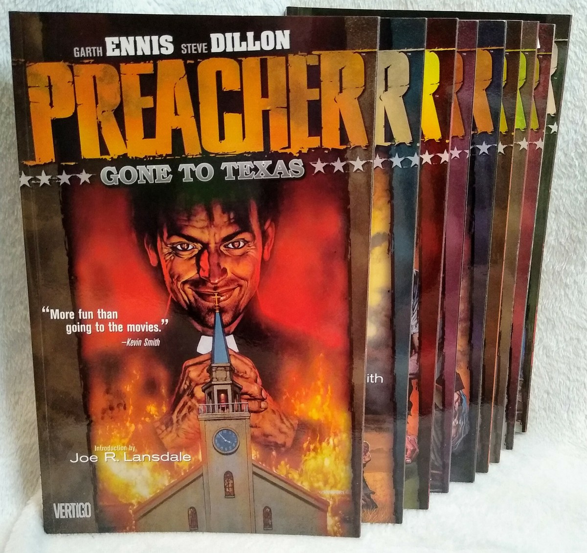 Preacher Vol. 1 - 9 Trade Paperback Bundle | eBay