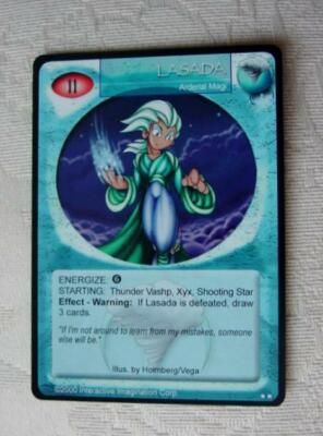 Magi Nation Arderial Magi : LASADA - Uncommon card (1st Edition) ccg