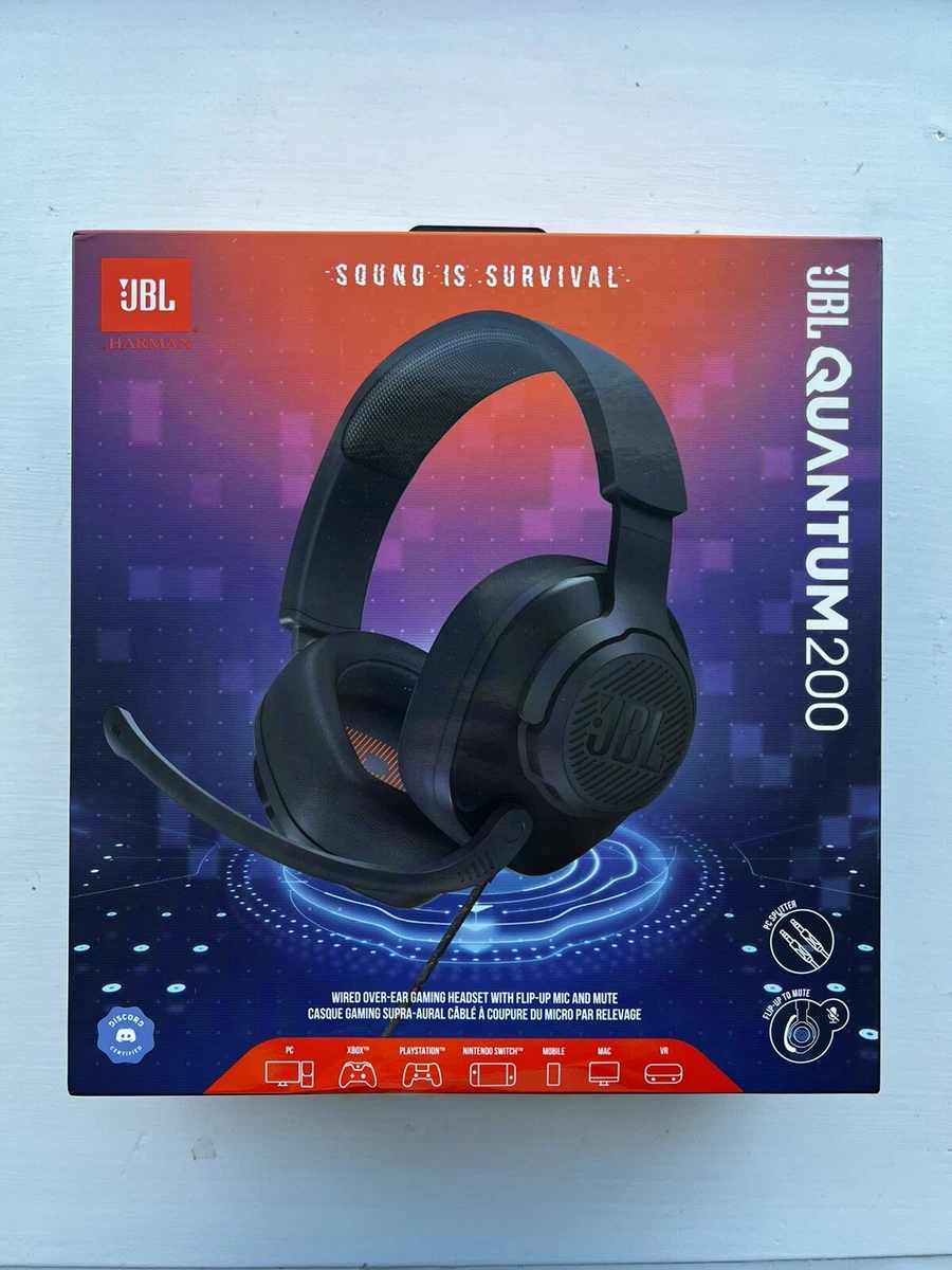 JBL Quantum 200 Gaming Headset PC PS5 PS4 Xbox Switch Gaming