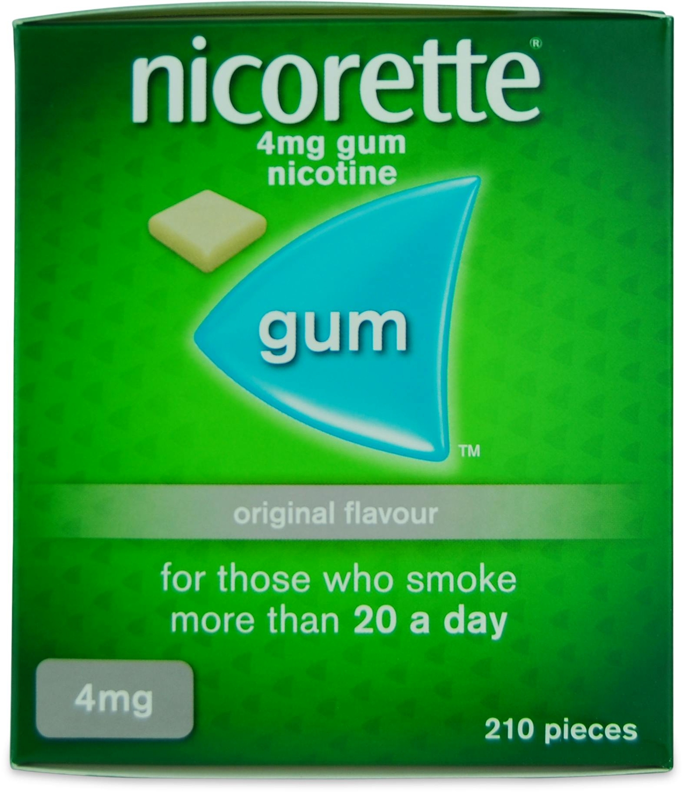 Nicorette Original Nicotine Gum 4mg x 210 - Image 6