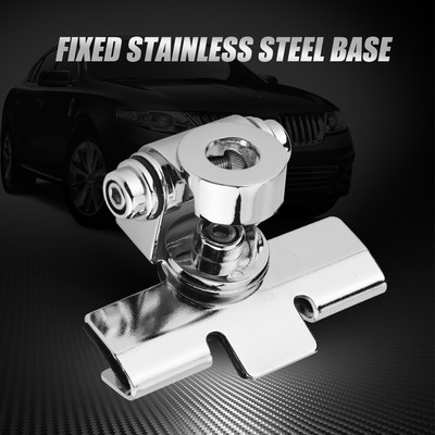 Universal Adjustable Angle Stainless Steel Antenna Bracket For Car Mobile Radios