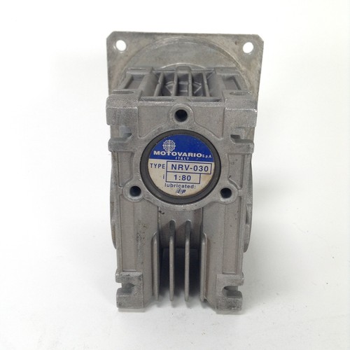 Transmisión de tornillo Motovario NRV-030 Wormgear reducer i:80 Usado UMP - Imagen 4 de 5