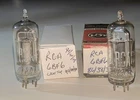 2-Vintage Tested Good RCA 6BF6 Radio Audio Amplifier Vacuum Tubes