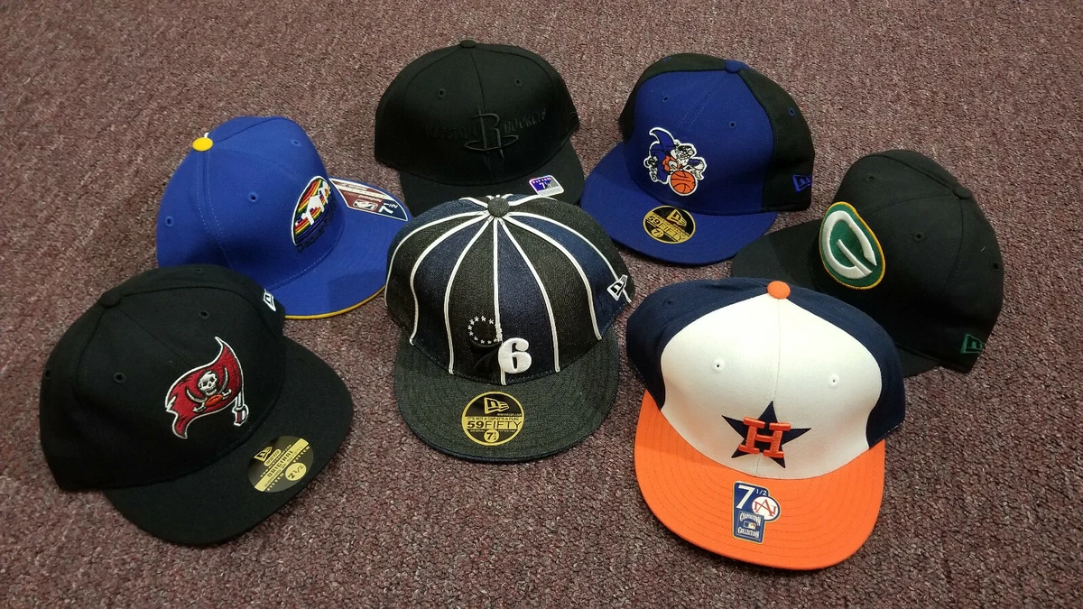 volumen Responder cuenco NBA NFL MLB Fitted Baseball Caps, Size 7-1/2, Reebok and New Era Original |  eBay