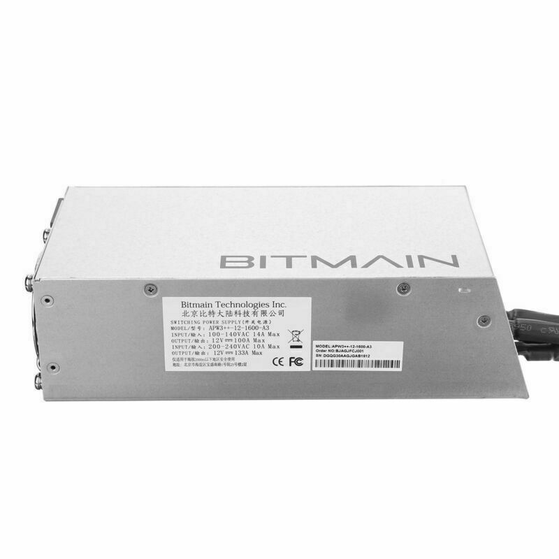 Antminer APW3++ PSU 1600W Power Supply for Bitmain D3 S9 S7 Antminer APW3++ PSU 1600W Power Supply for Bitmain D3 S9 S7