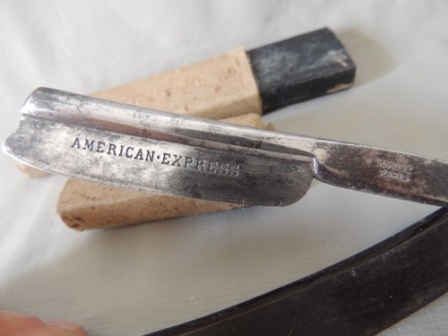 Sammlerstück American Express Rasiermesser Depose H. Rouz Paris im Etui - Bild 2 von 15