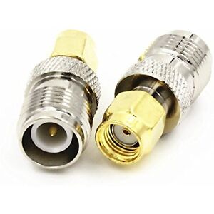 1pc RP-SMA male jack center to RP-SMA female plug in series RF adapter connector 