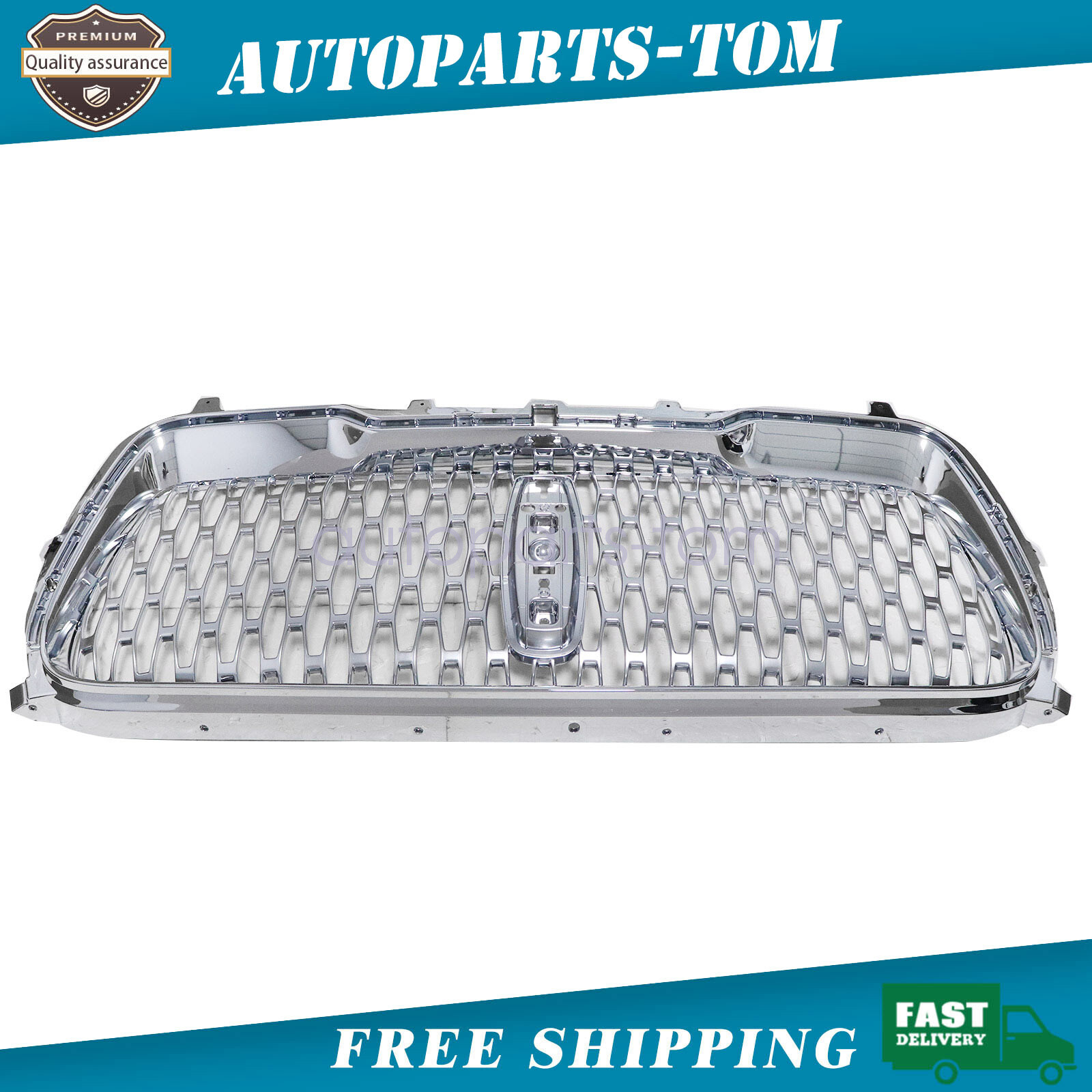 For Lincoln Corsair 2016 2017 2018 2019-2022 Front Bumper Grille Assembly Chrome