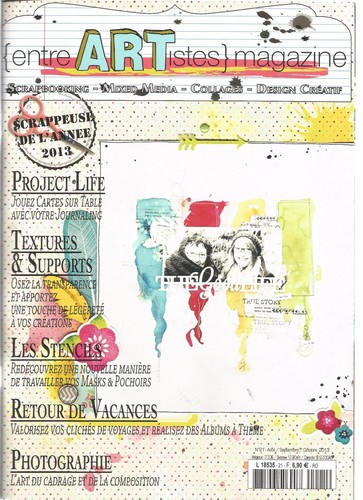 ARTISTES MAGAZINE N°21 JOURNALING / TRANSPARENCE / MASKS & POCHOIRS / VACANCES - 第 1/1 張圖片
