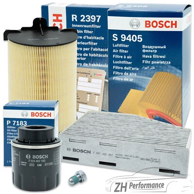 BOSCH INSPEKTIONSPAKET Filter Satz Audi A3 Seat Leon Skoda Octavia VW Golf VI - Bild 1 von 4