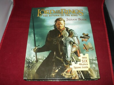 The Lord Of The Rings The Return Of The King Jigsaw Book with 6 Jigsaws