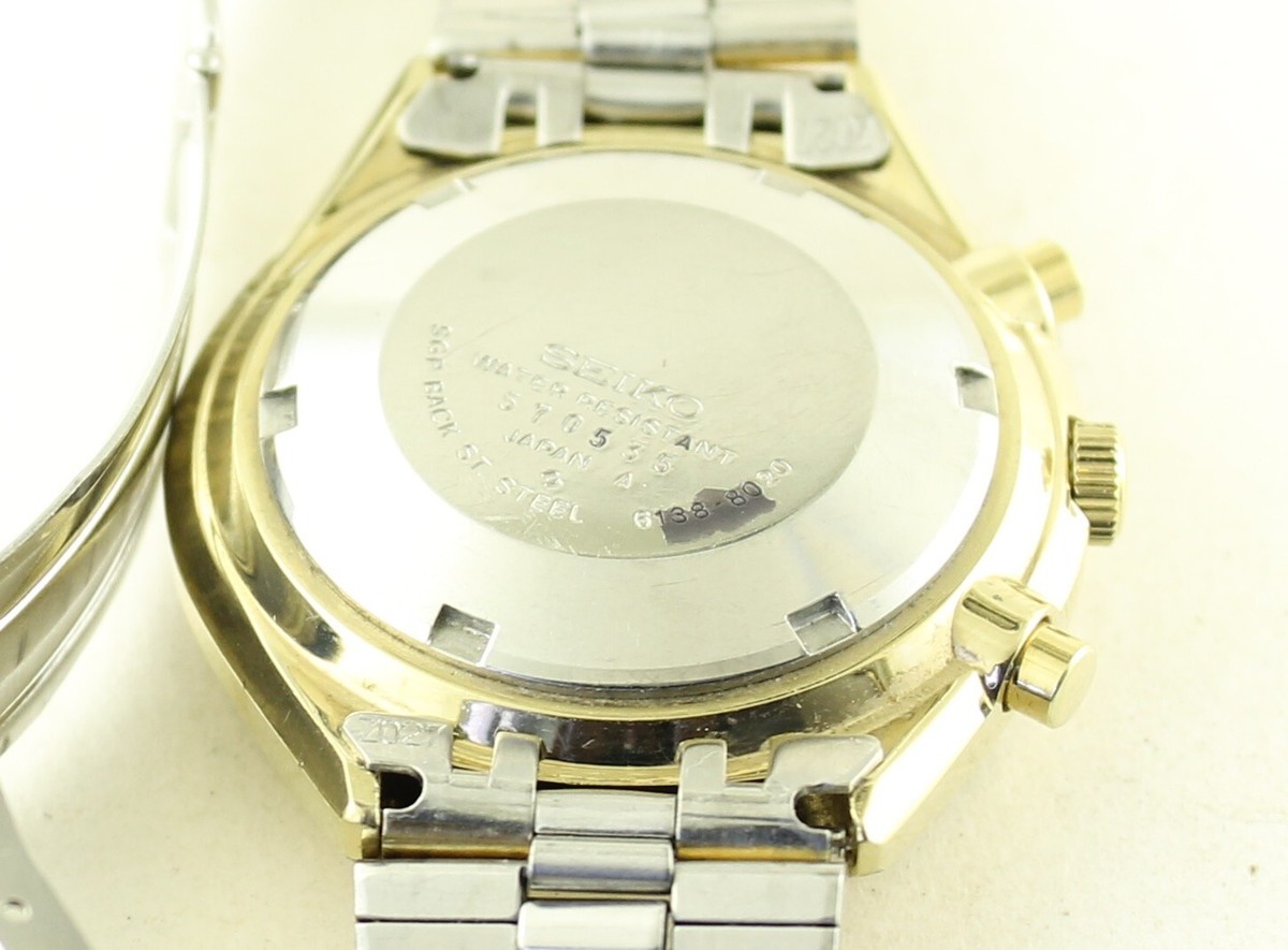 Seiko Panda Silver Men's Watch - 6138-8020 for sale online | eBay