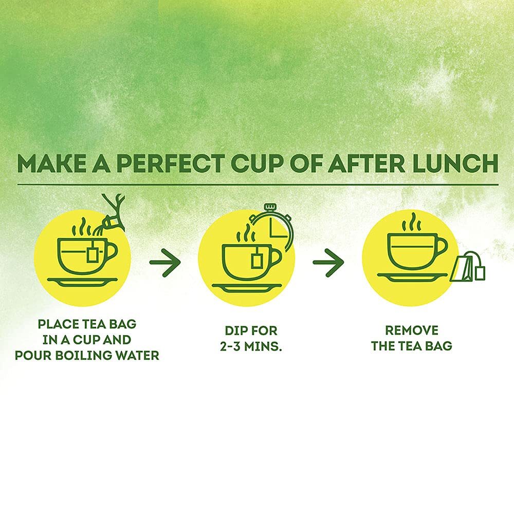 Lipton Sipndigest with Green Tea, Ginger, Tulsi & Rock Salt | 50pcs, 90g
