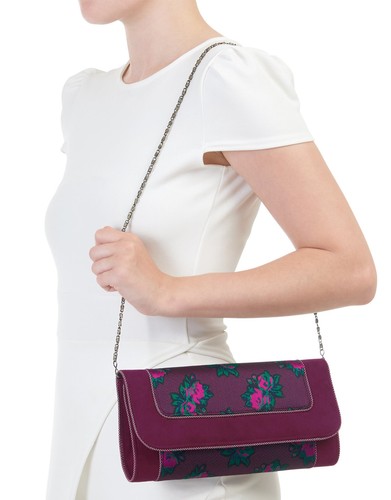 Ruby Shoo CHARLESTON Vintage FLORAL Brocade Retro CLUTCH Tasche Rockabilly - Bild 2 von 3