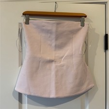 ZARA Light Pink Women's Corset Top Size M