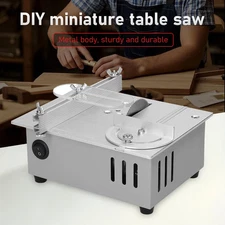 Mini Bench Saw for Wood Blocks Acrylic & PCB Desktop Cutter Small Electric Saw