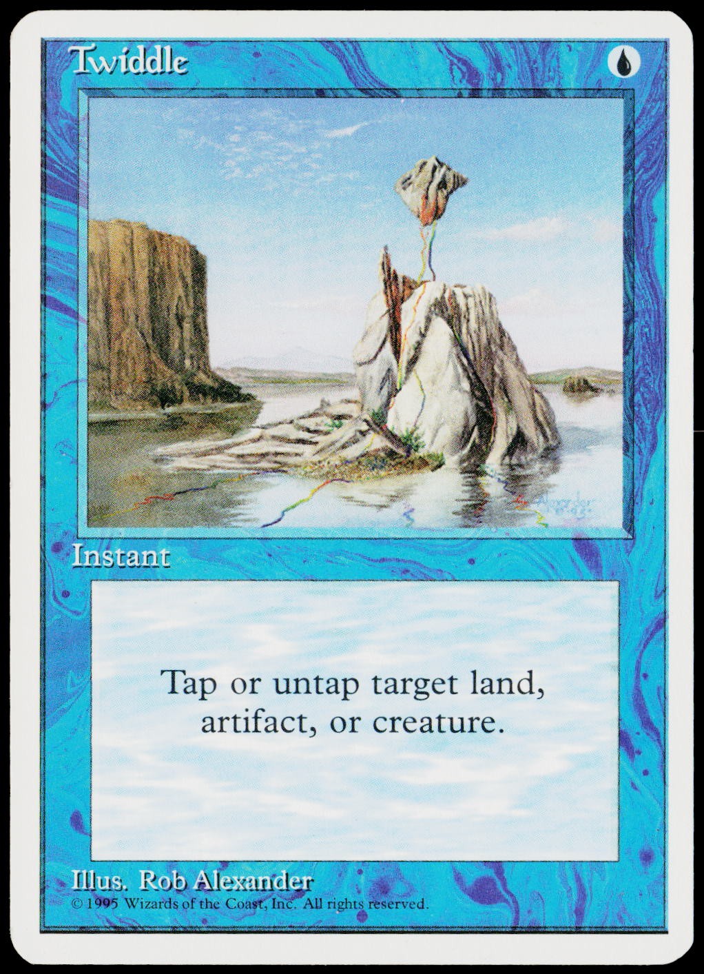 Twiddle Common Fourth Edition Magic: The Gathering Near Mint