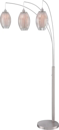 Sleek Chrome  Lotuz Arch Floor Lamp for Modern Decor - Picture 2 of 2