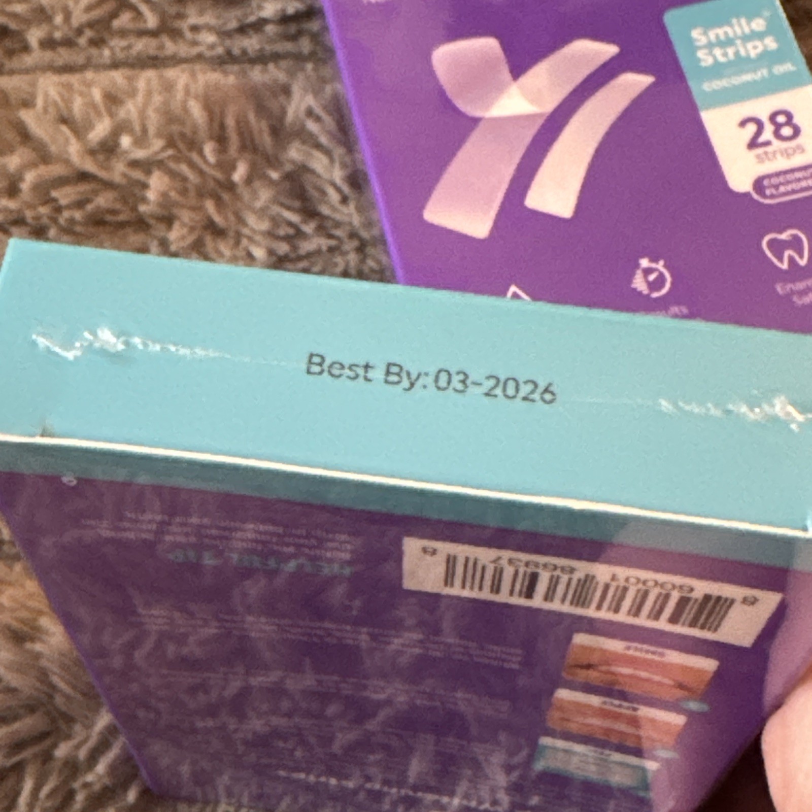 iSmile Teeth Whitening Strips 28 Strips Coconut Oil - 5 Boxes (140 Strips)